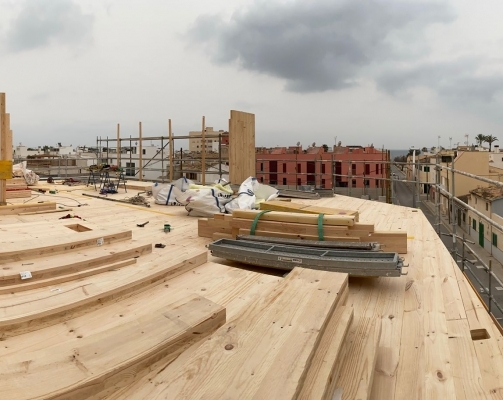 House Habitat construye el edificio plurifamiliar de madera más alto de Baleares y primer Passivhaus