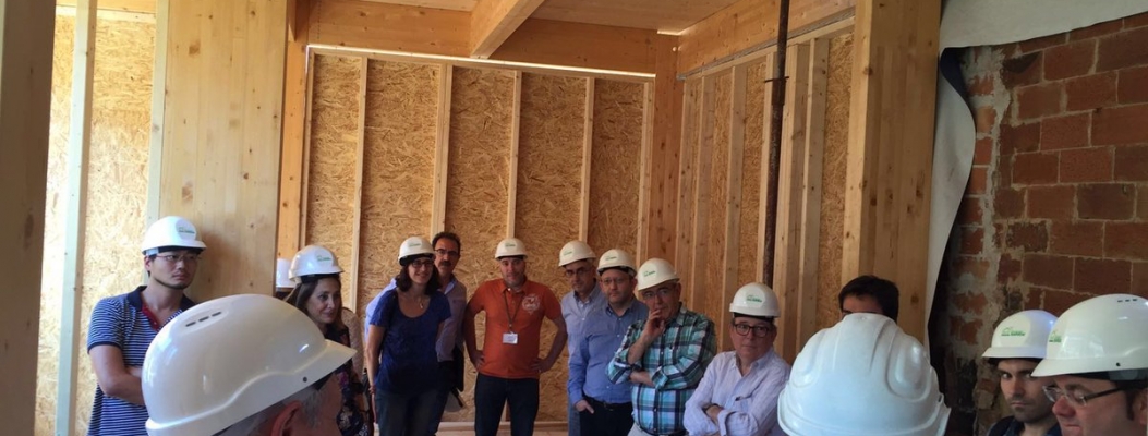 LIGNOMAD visita el edificio de madera que House Habitat construye en Sants