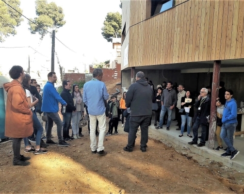 Éxito en la Jornada de Puertas Abiertas en la vivienda biopasiva de Castelldefels